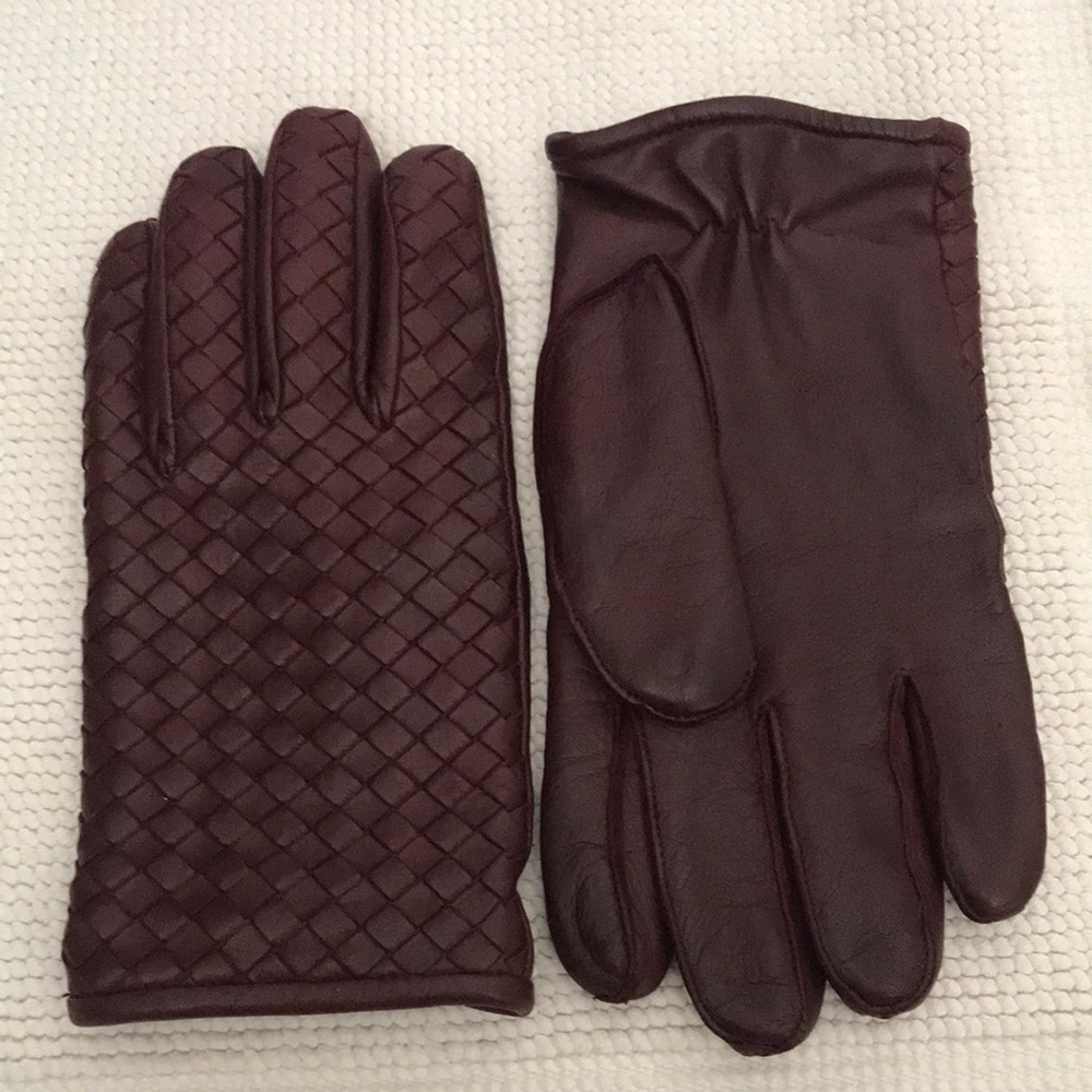 Bottega Veneta leather gloves